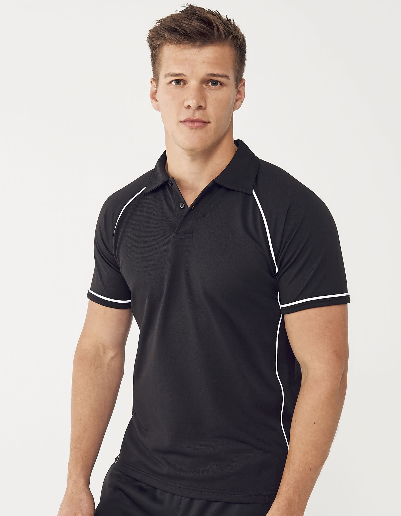 Men's Piped Performance Polo
