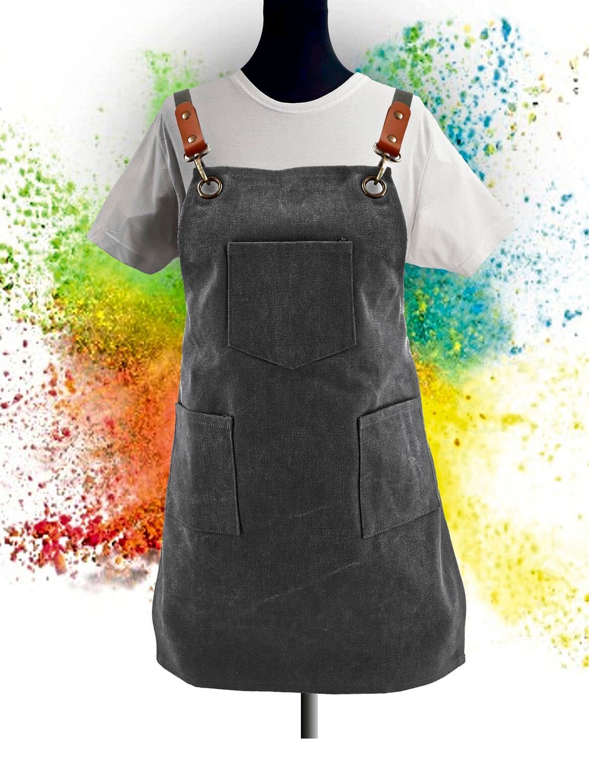 Tablier à bavette pour enfants Canvas