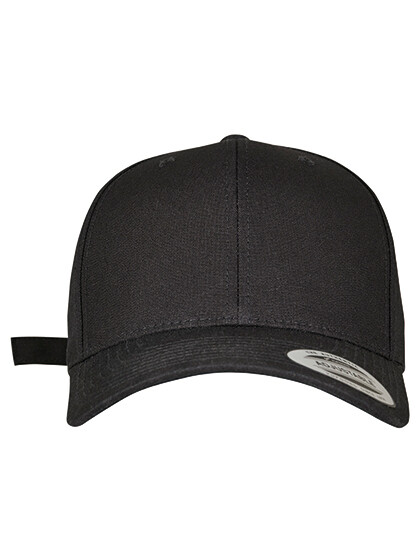 Cappello a scatto in metallo curvo a 6 pannelli