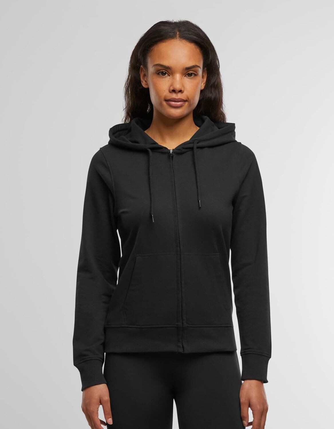Felpa con cappuccio Terry Zip da donna