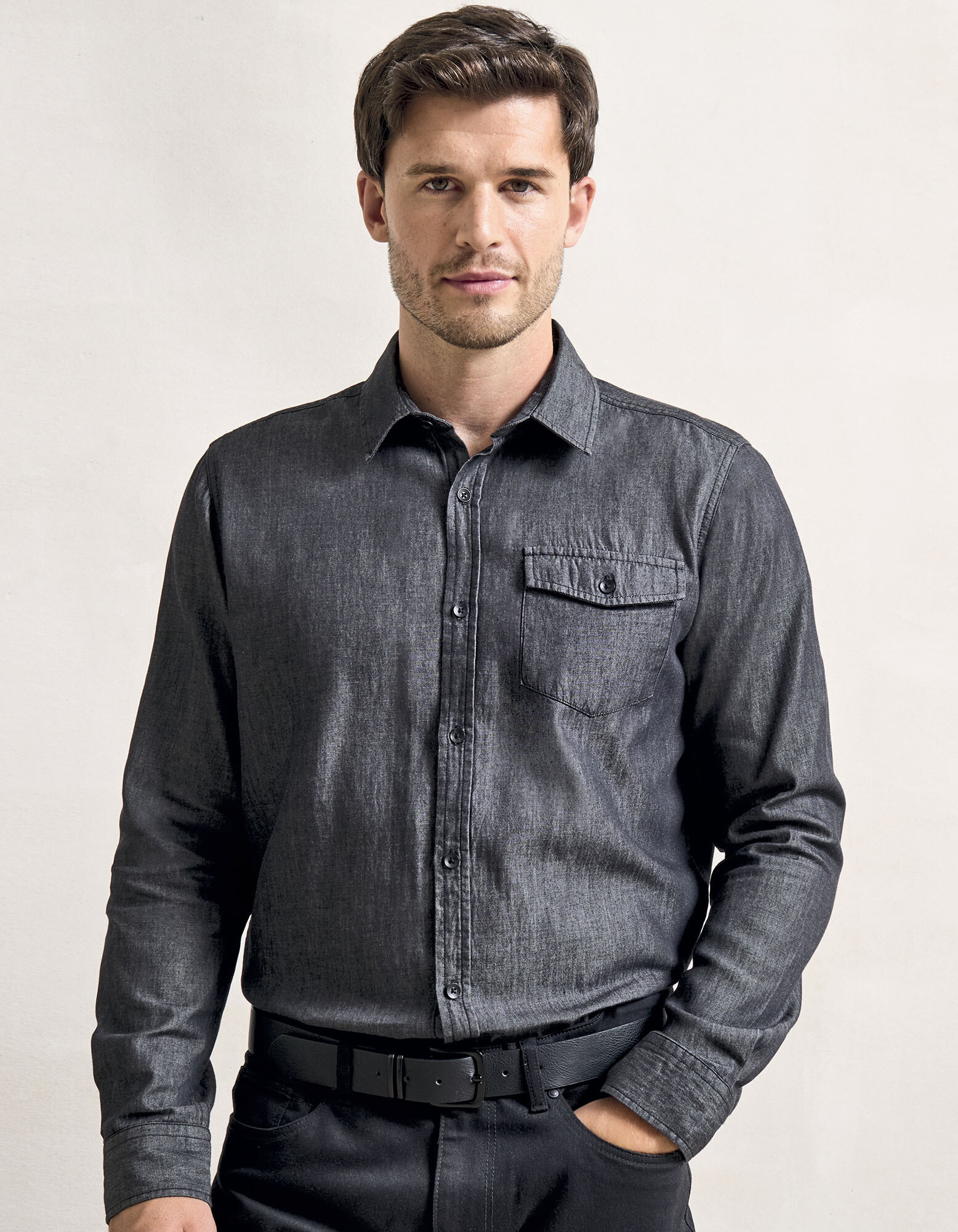 Men´s Jeans Stitch Denim Shirt