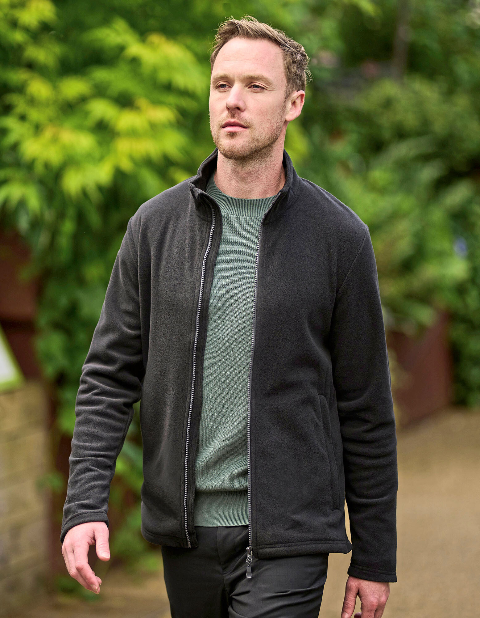 Honestly Made Recycled Full Zip Microfleece