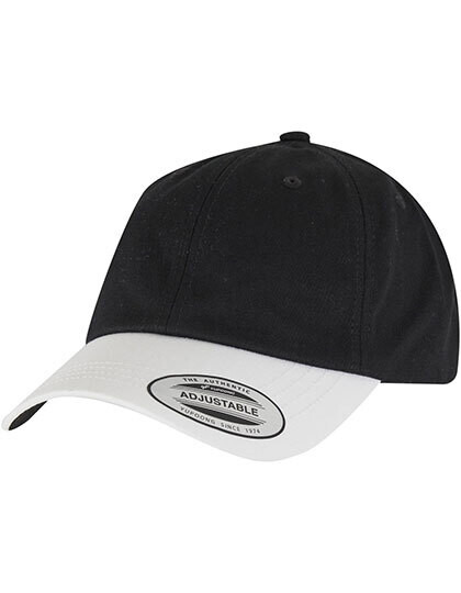 Casquette classique bicolore à profil bas