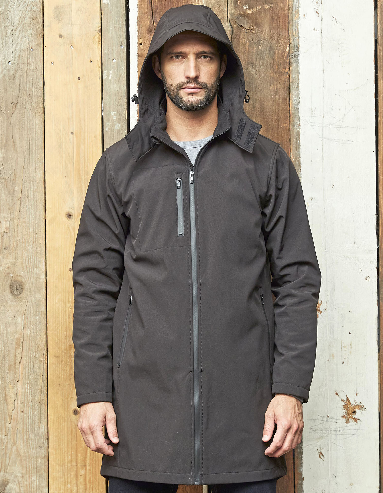 Cappotto lungo Softshell da uomo Achille