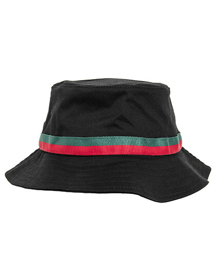 Cappello a secchiello a righe