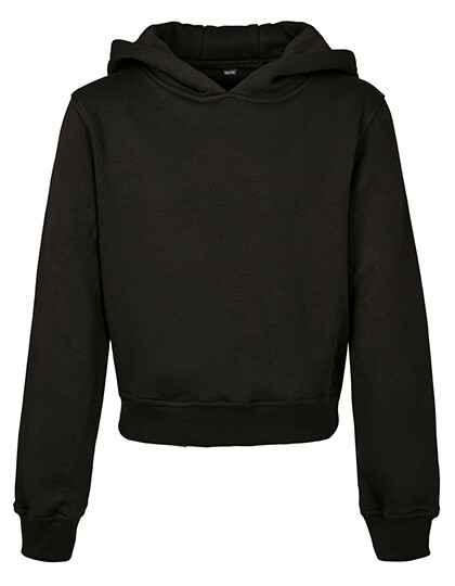 Sudadera con capucha corta para niña