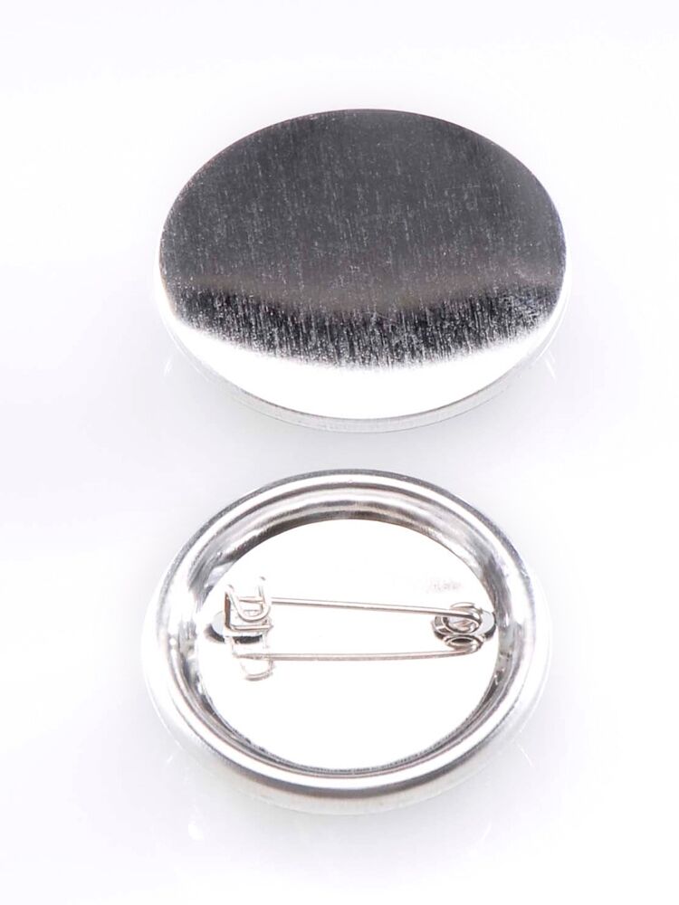 100 buttons with safety pin 37mm