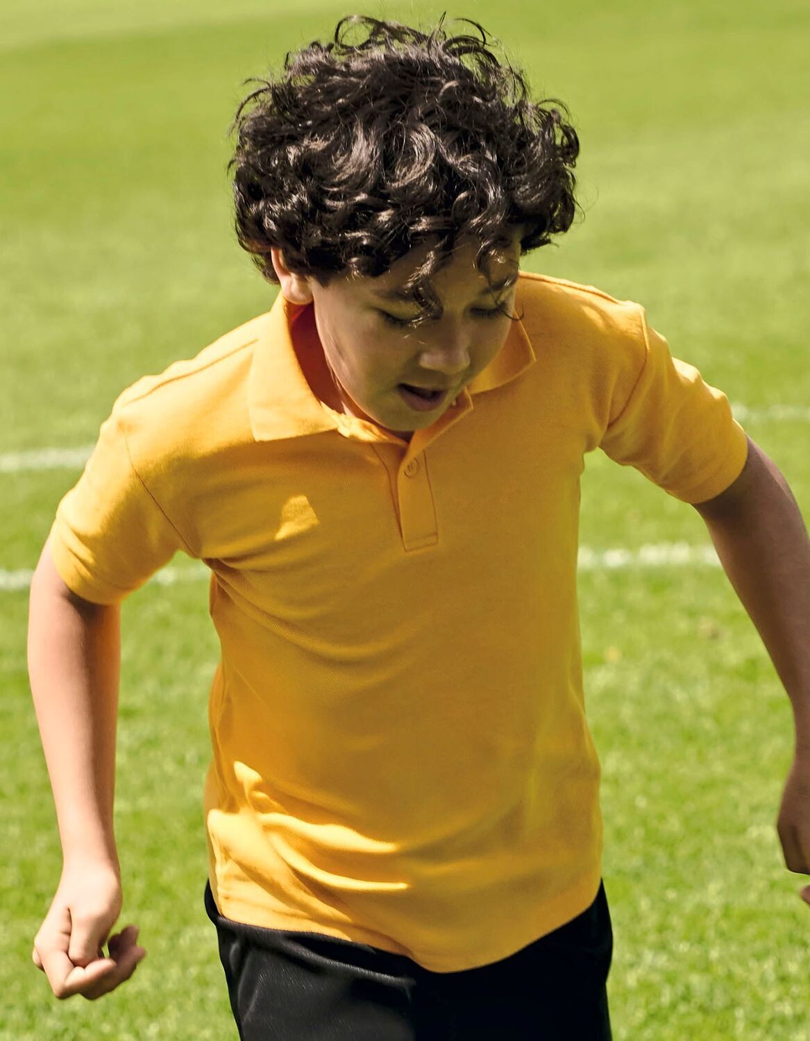 Polo classica in policotone per bambini