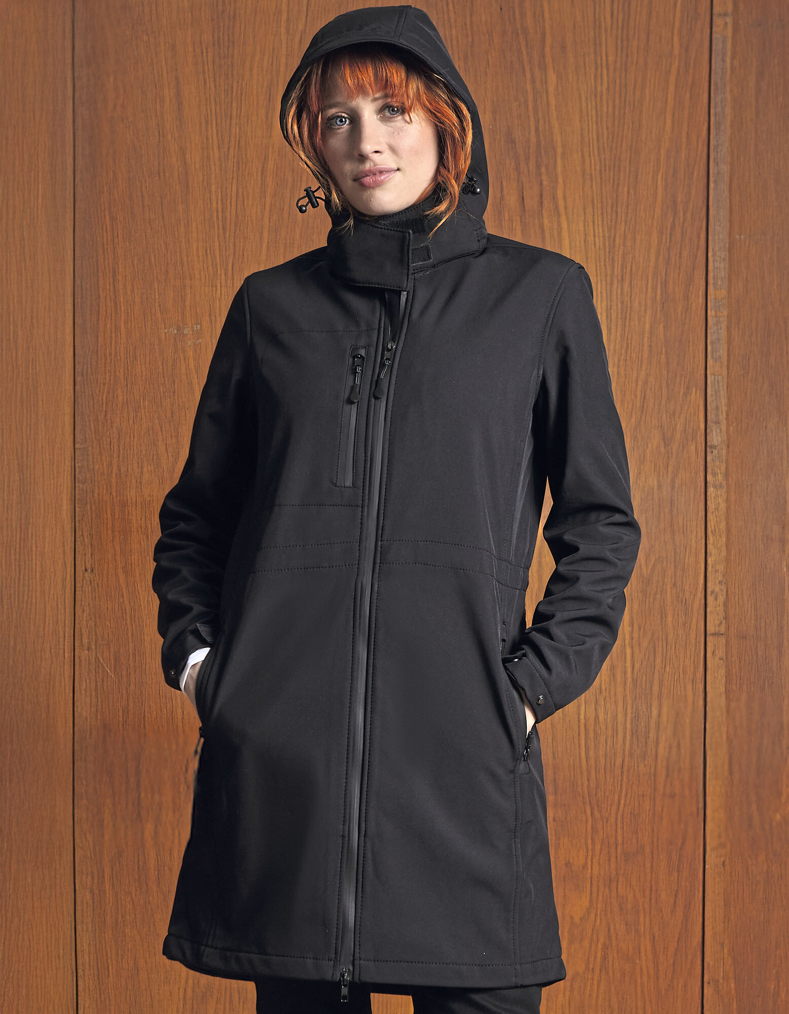 Women´s Long Softshell Coat Achille