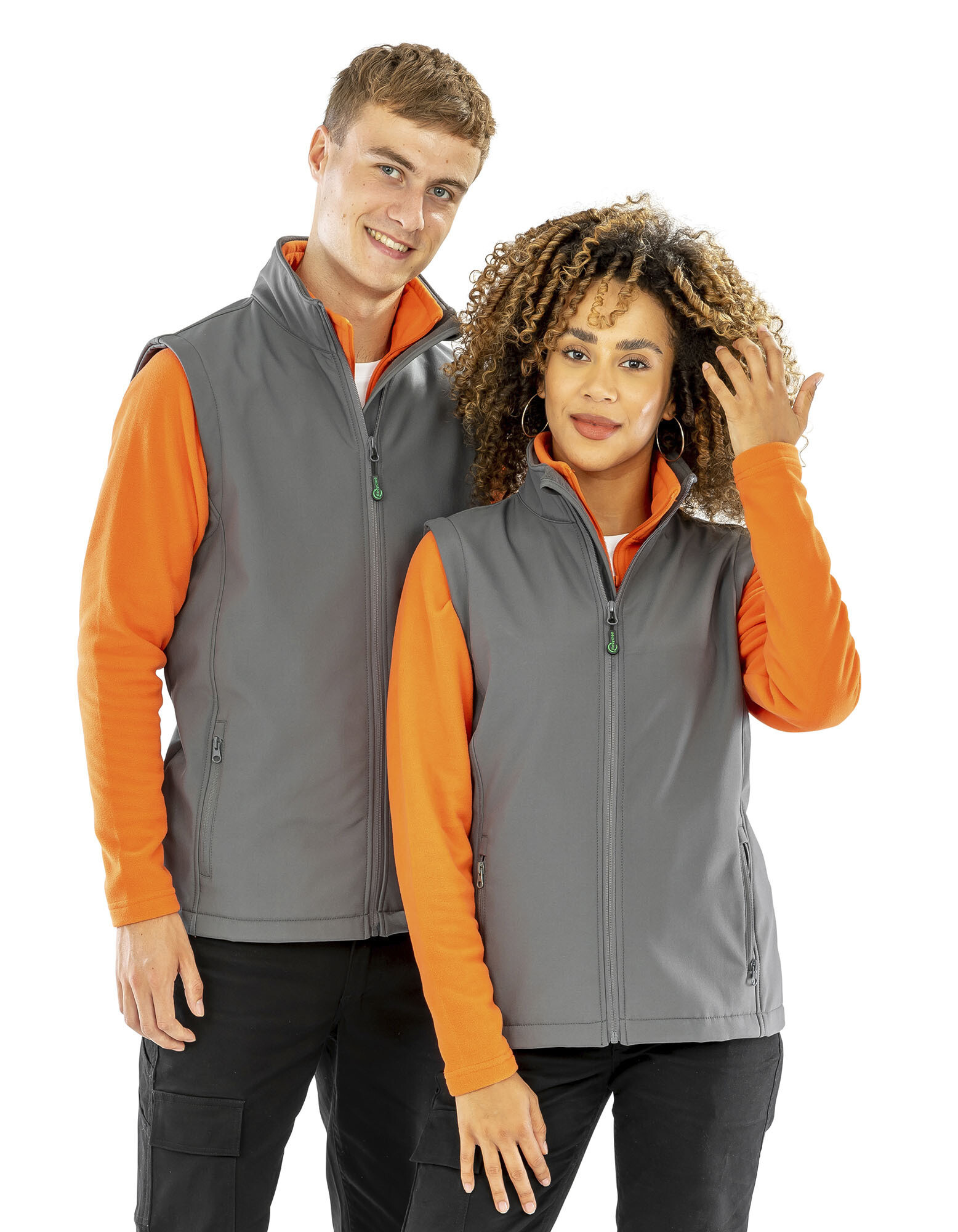 Men's Recycled 2-Layer Printable Softshell Bodywarmer