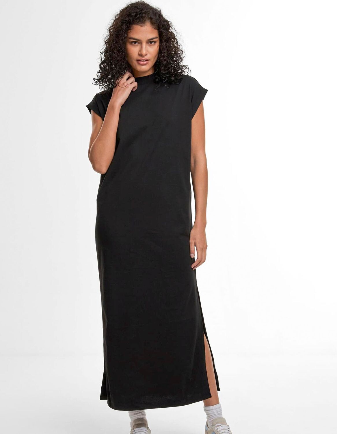Ladies Sorona® Long Extended Shoulder Dress