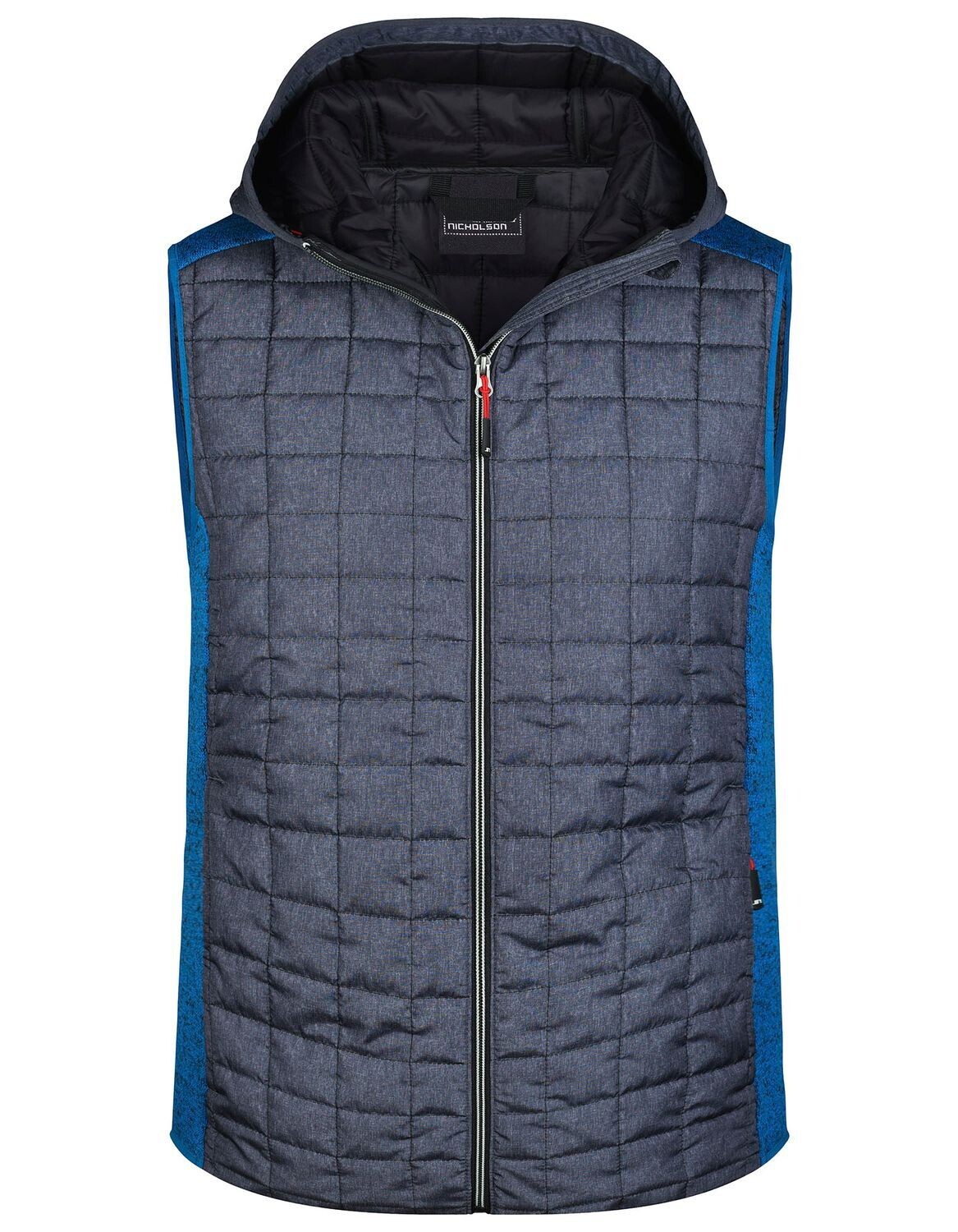 Gilet ibrido da uomo in maglia