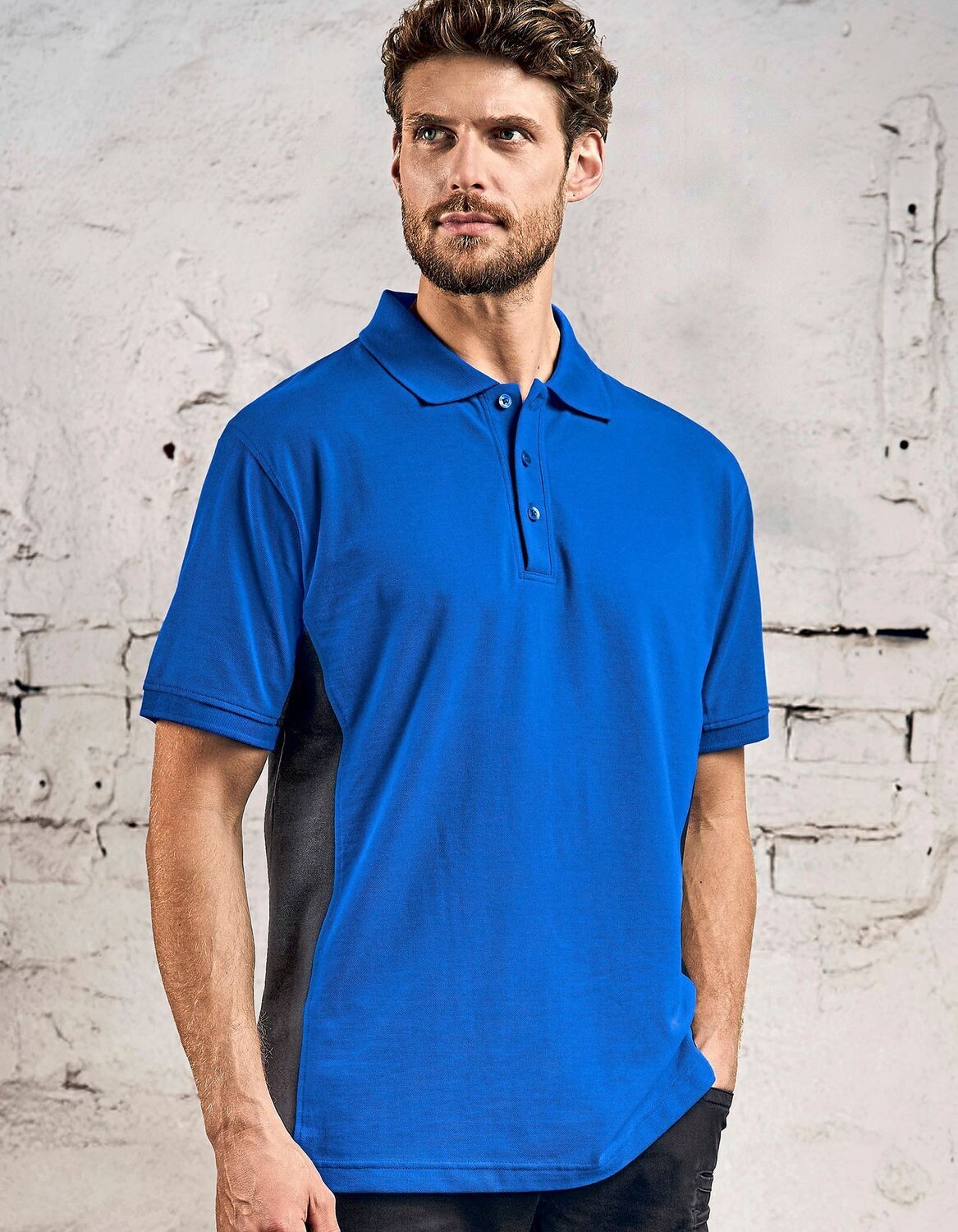 Polo unisex a contrasto