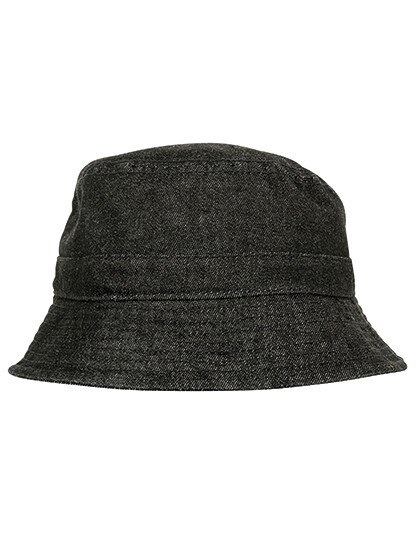 Cappello a secchiello in denim