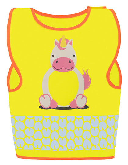 Chaleco de seguridad infantil «Funtastic Wildlife», con huella de carbono neutra