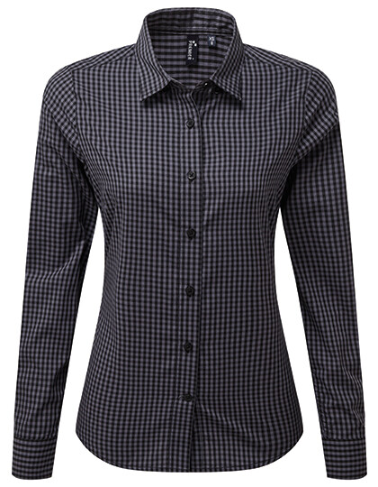 Camicia da donna Maxton a quadri a maniche lunghe