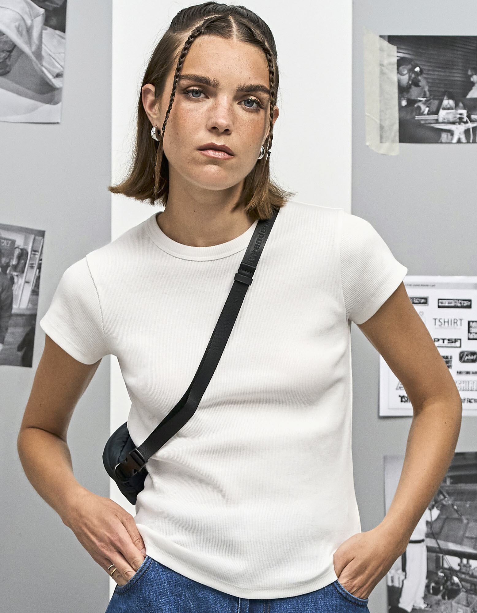 Women´s Ribbed T-Shirt Sara