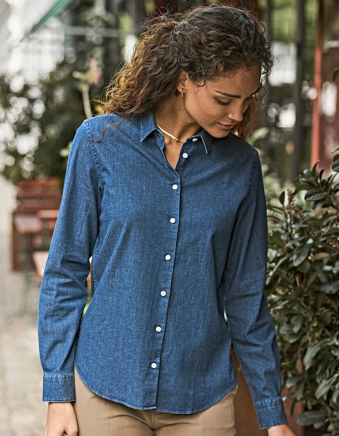 Women's denim shirt