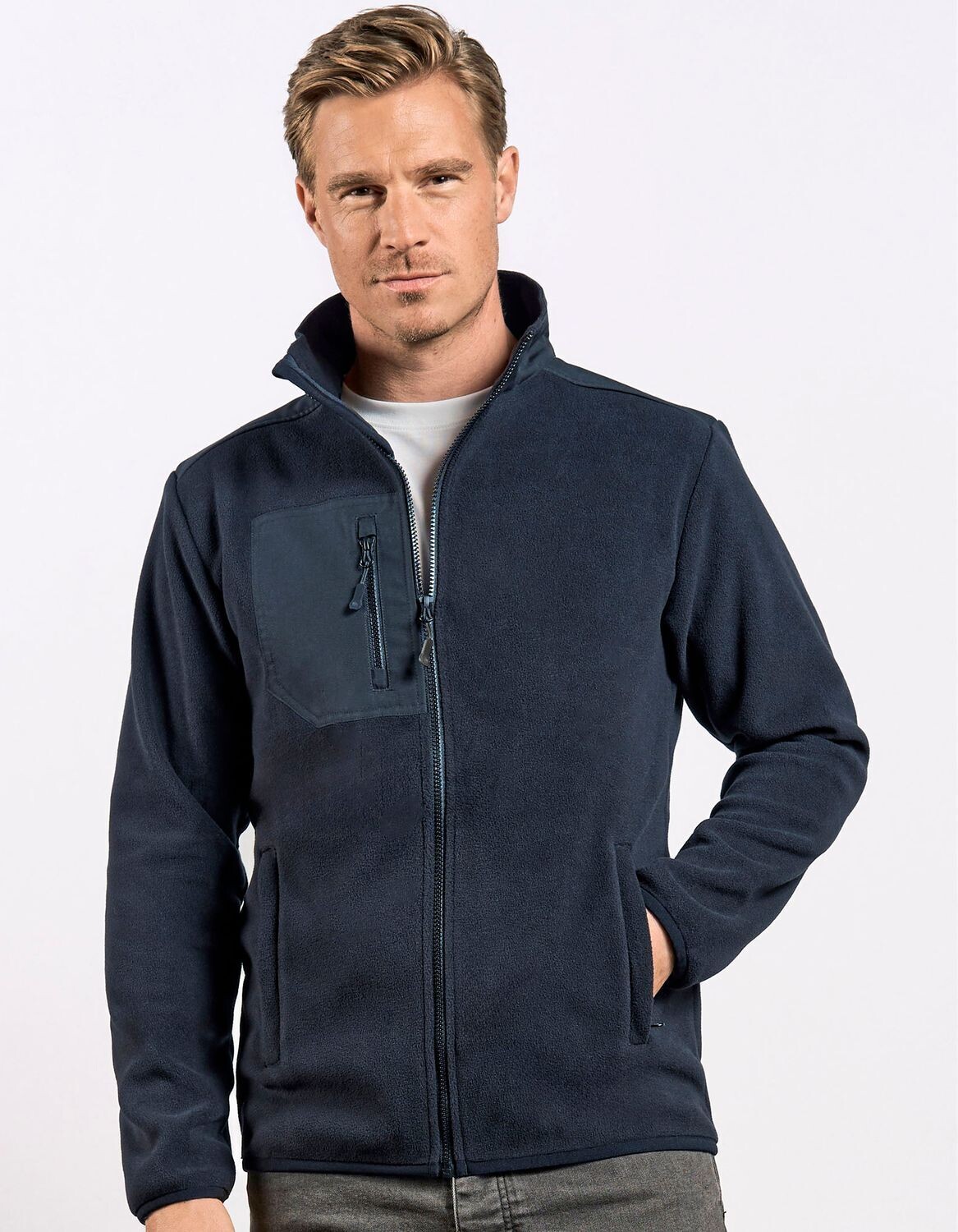 Men's Canvas Fleece Jacket