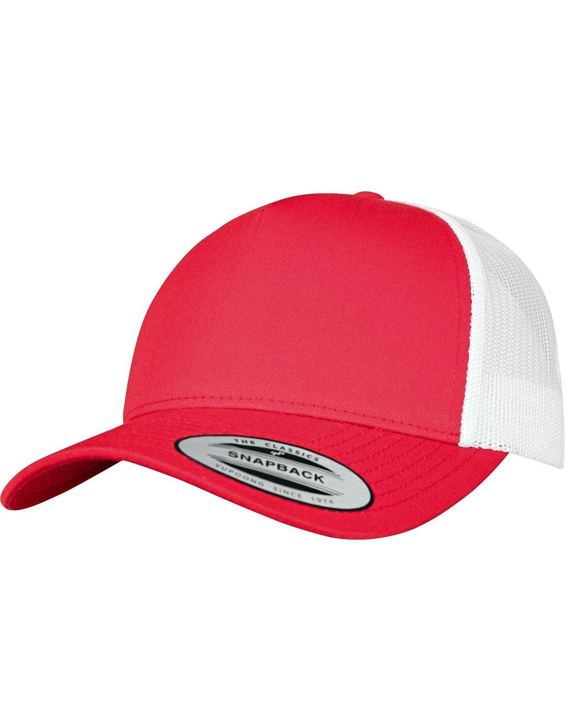 Cappello retro trucker a 5 pannelli con 2 tonalità di colore