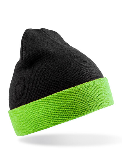Bonnet Compass noir en matière recyclée