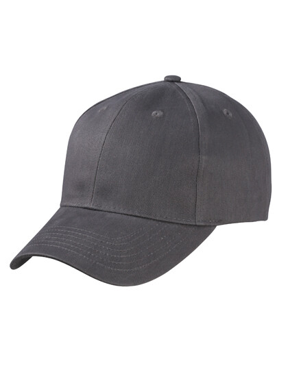 Casquette à 6 panneaux en tissu brossé