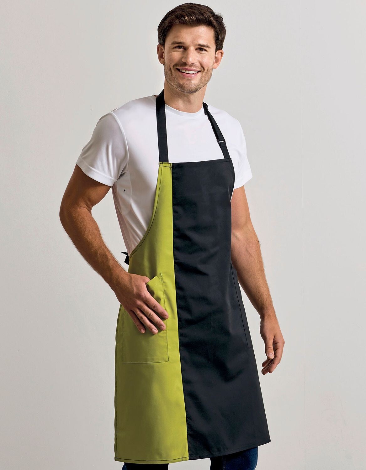 Colours Collection Contrast Bib Apron