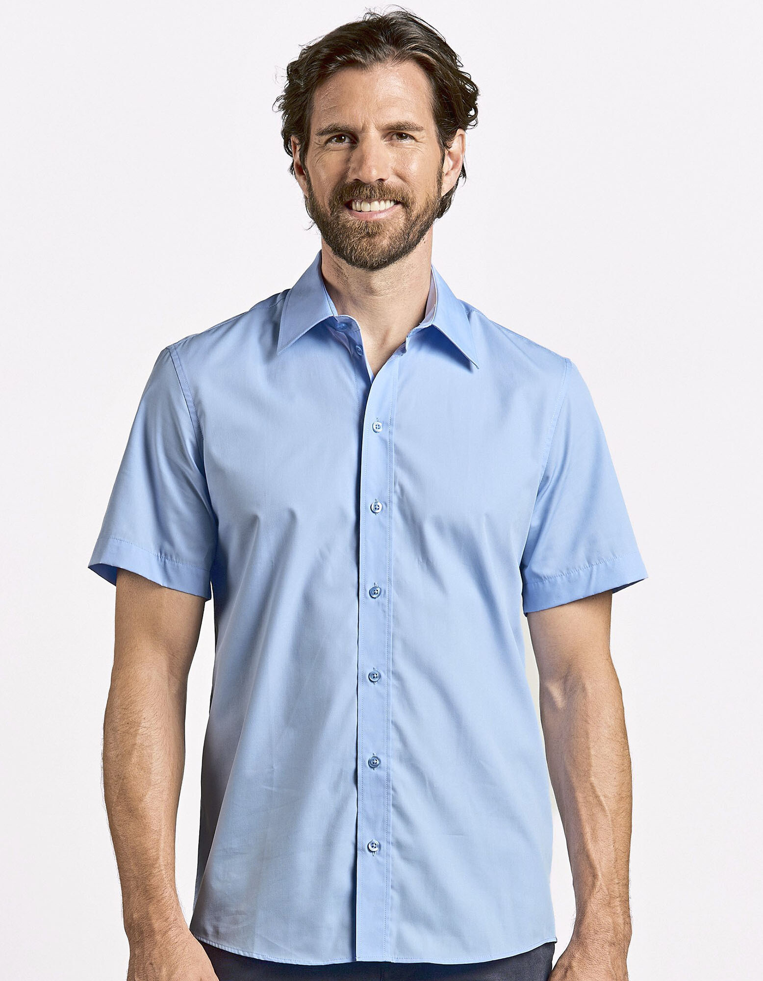 Men´s Poplin Shirt Short Sleeve