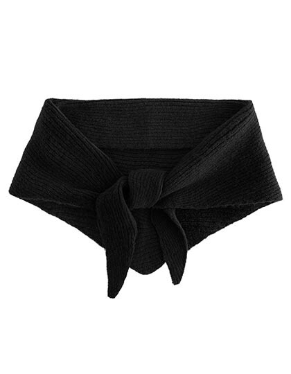 Sciarpa triangolare lavorata a maglia