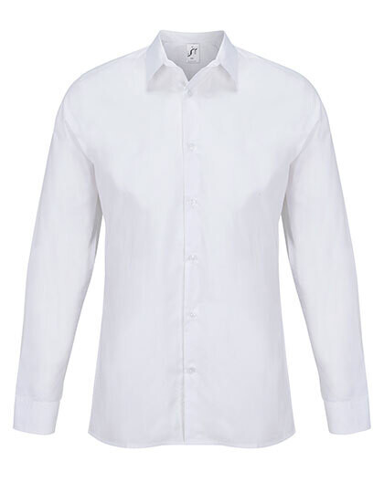 Men’s Long-Sleeved Poplin Shirt – Bailey