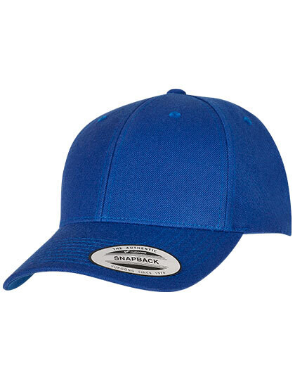 Gorra snapback con visera curvada de gama alta