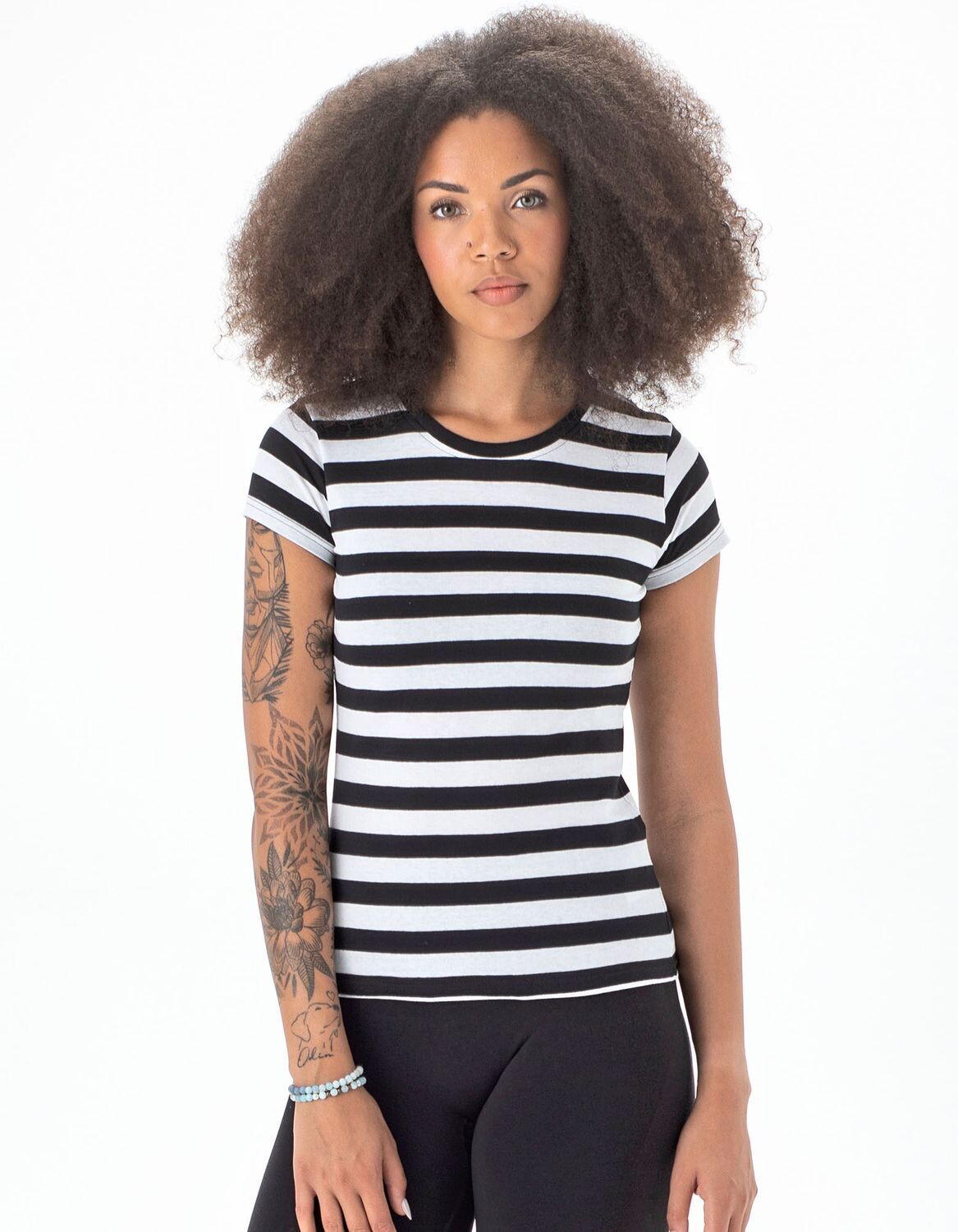 Camiseta a rayas para mujer