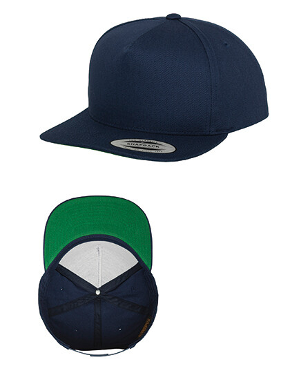 Casquette Snapback classique à 5 panneaux