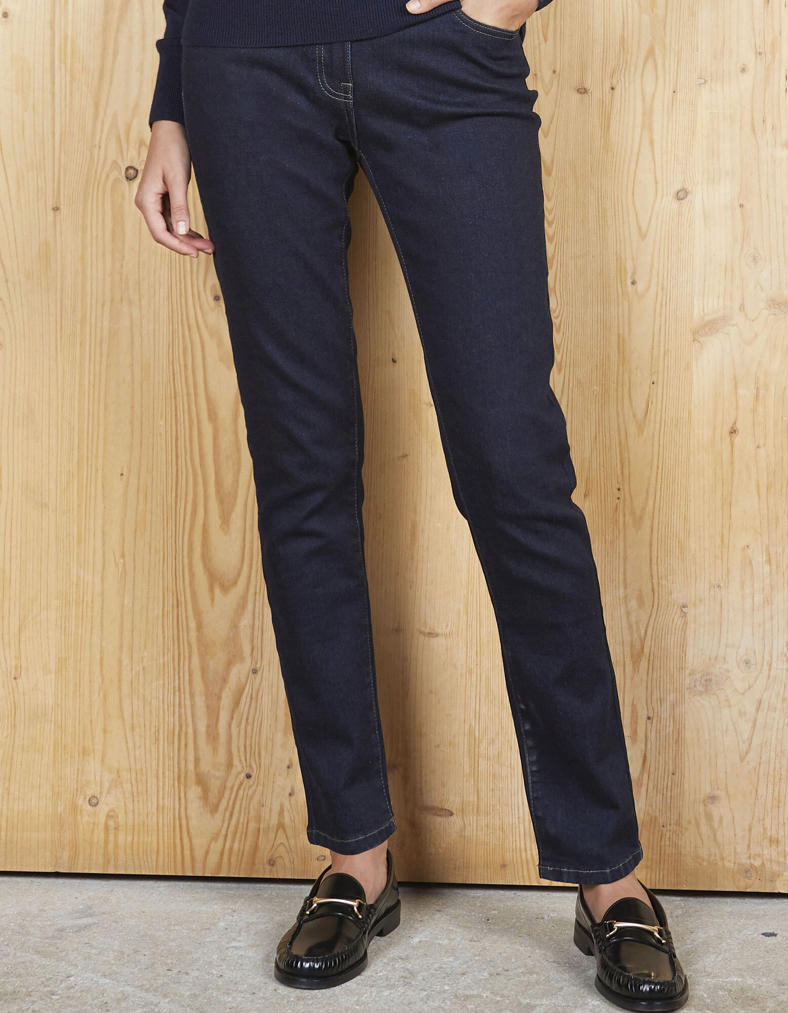 Women's stretch straight leg jeans Gaspard