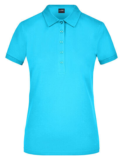 Polo elastica da donna in piqué