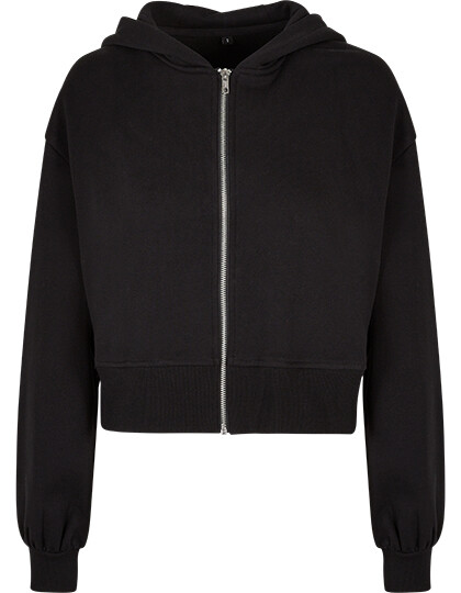 Giacca corta con zip oversize da donna