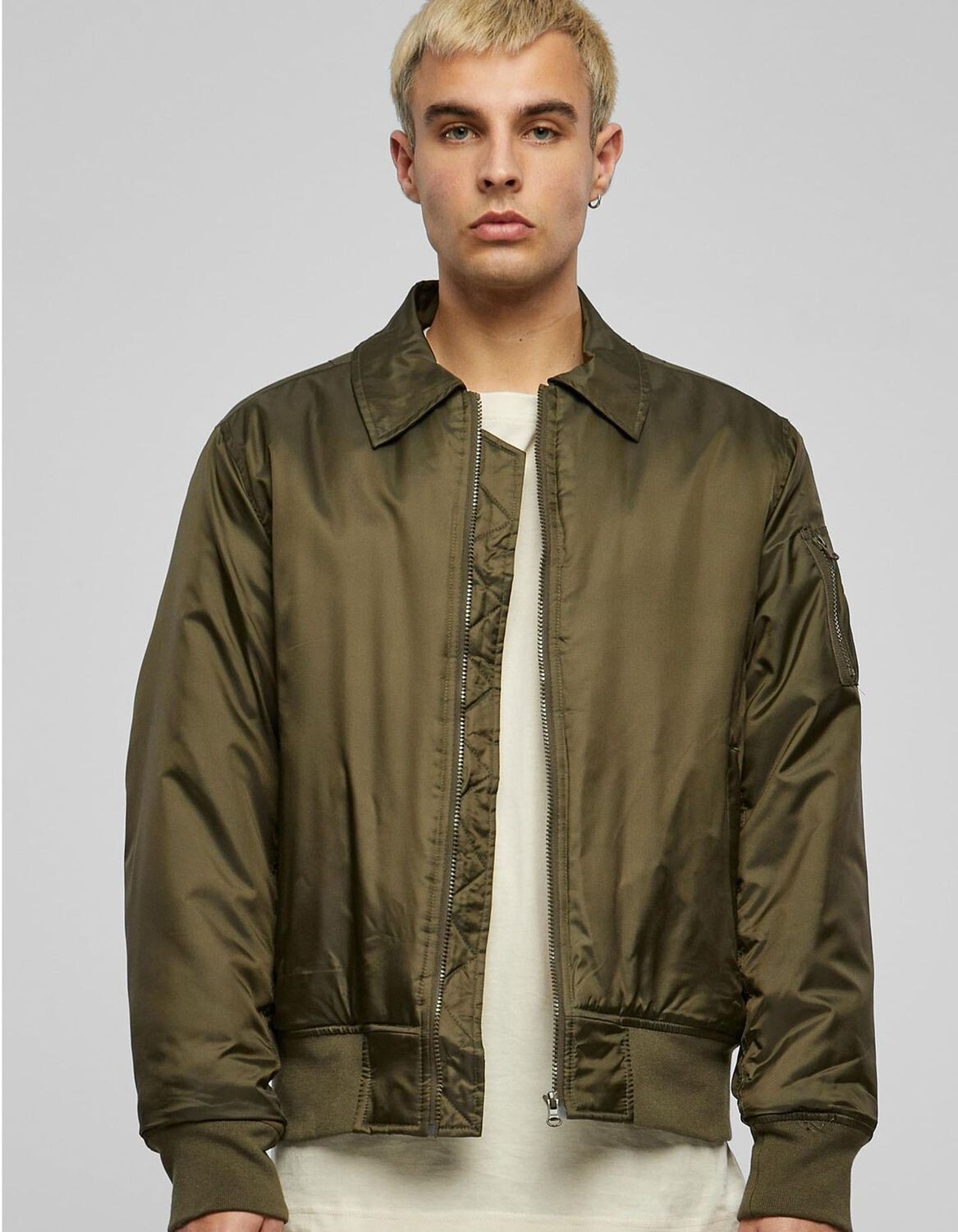 Giacca bomber con colletto