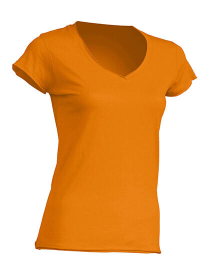 T-shirt à col en V « Sicilia » pour femme