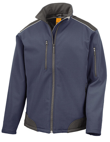 Giacca da lavoro Ripstop Soft Shell con pannelli in Cordura