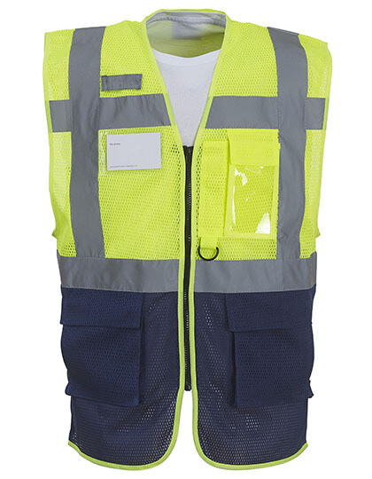 Gilet de direction haute visibilité « Top Cool » en maille ajourée recyclée