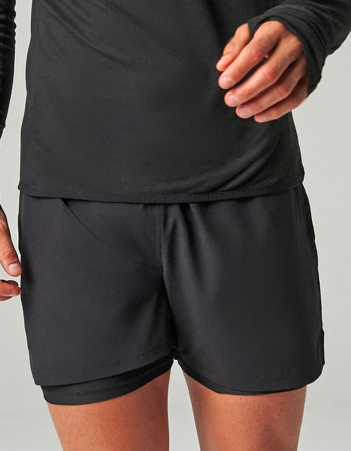 Men's Double Layer Sports Short