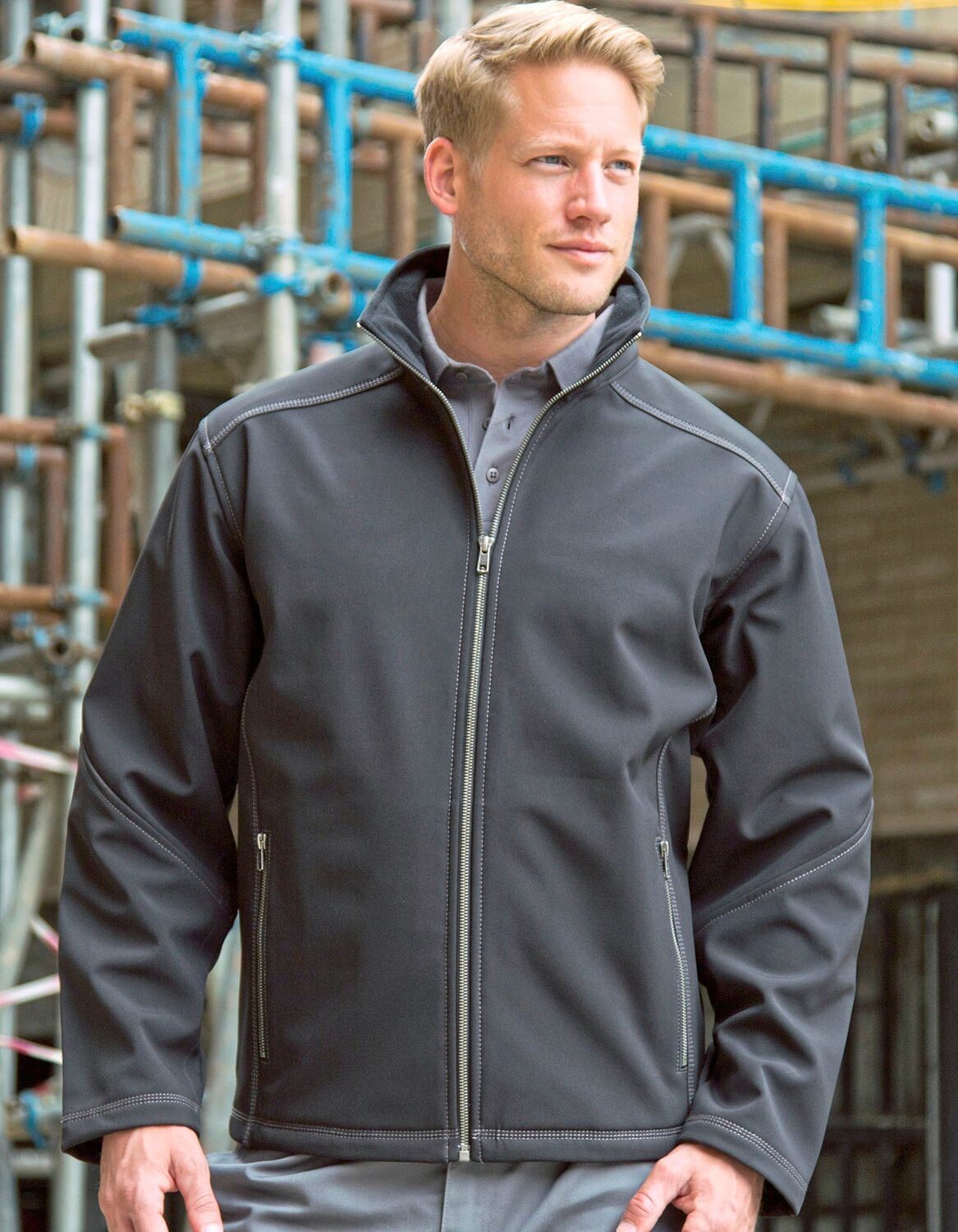 Giacca Softshell Treble Stitch Uomo