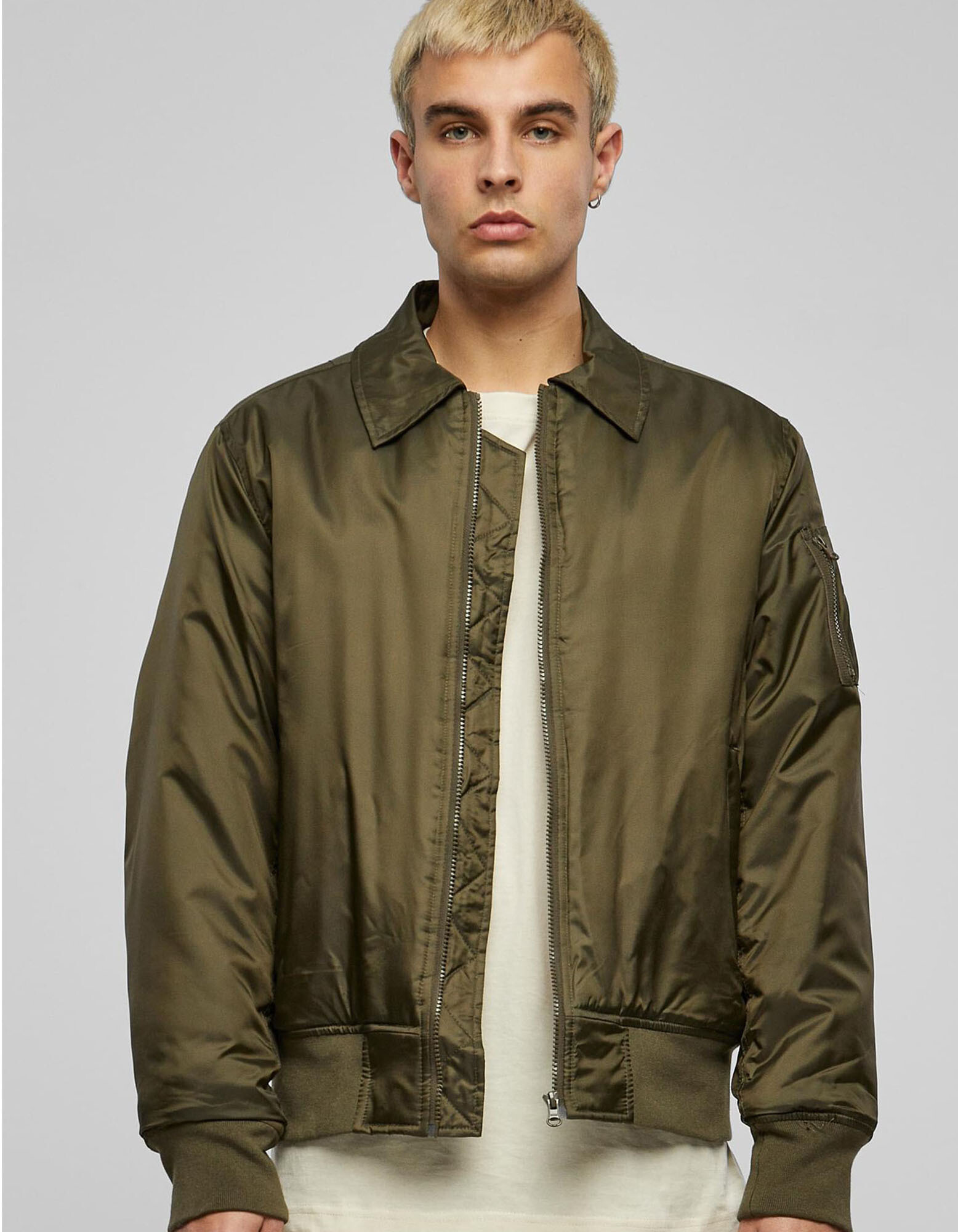 Collar Bomber Jacket