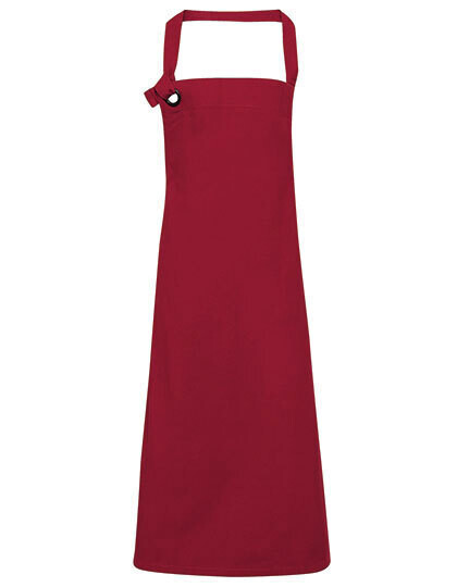 Delantal con peto de lona de algodón grueso Calibre