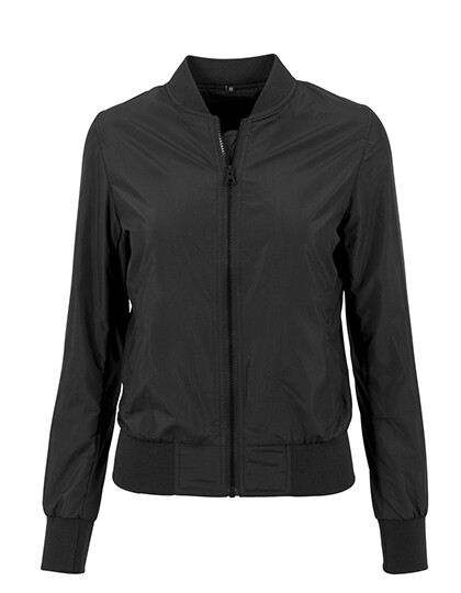 Chaqueta bomber de nailon para mujer