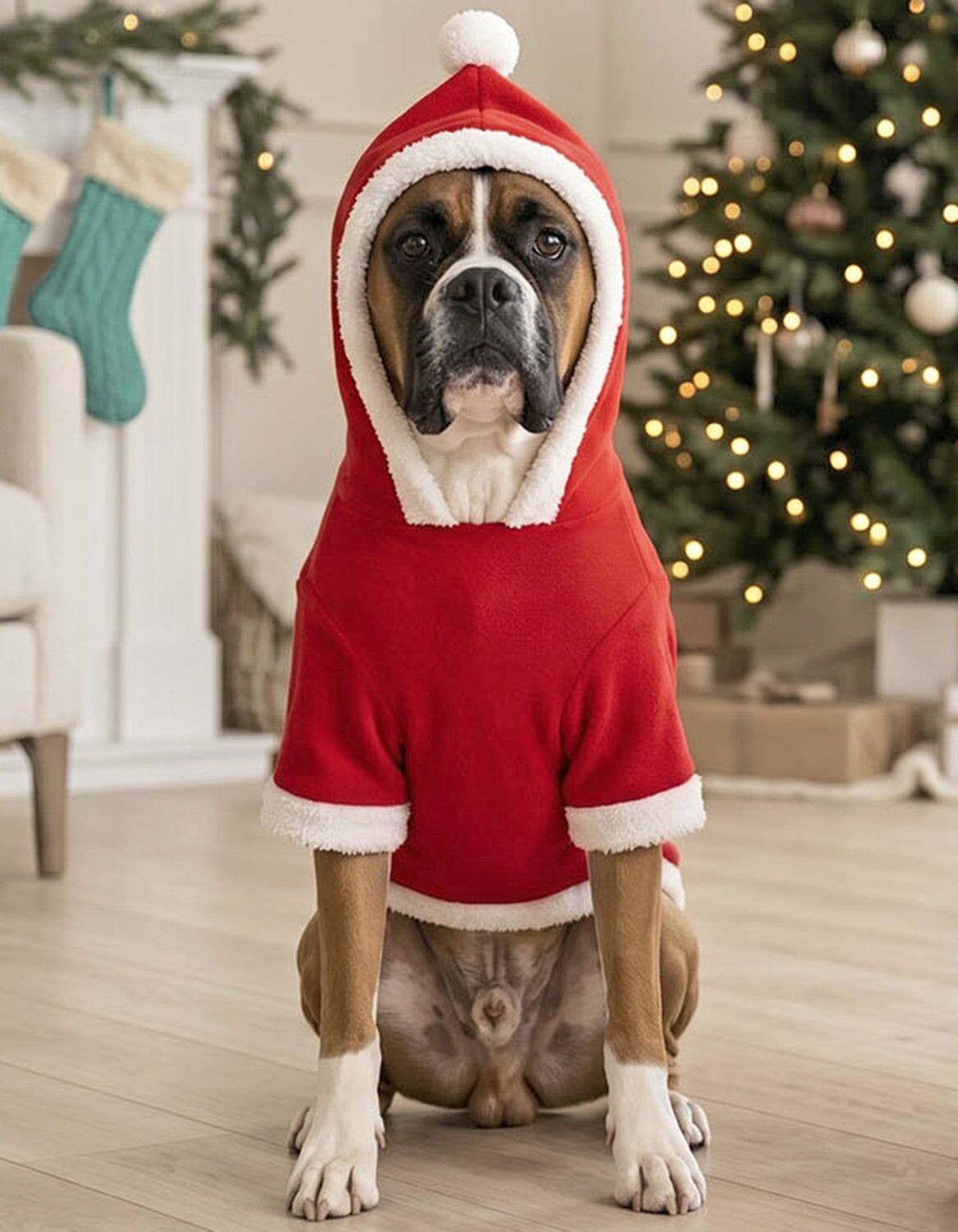 Dog Santa Hoodie