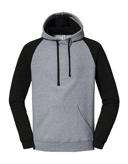 Nublend® Colour-Block Raglan Hooded Sweatshirt