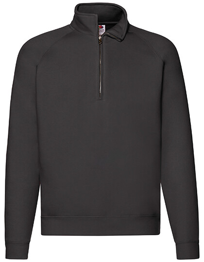 Premium Zip Neck Raglan Sweat
