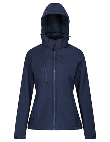 Giacca softshell da donna Venturer a 3 strati con cappuccio, personalizzabile