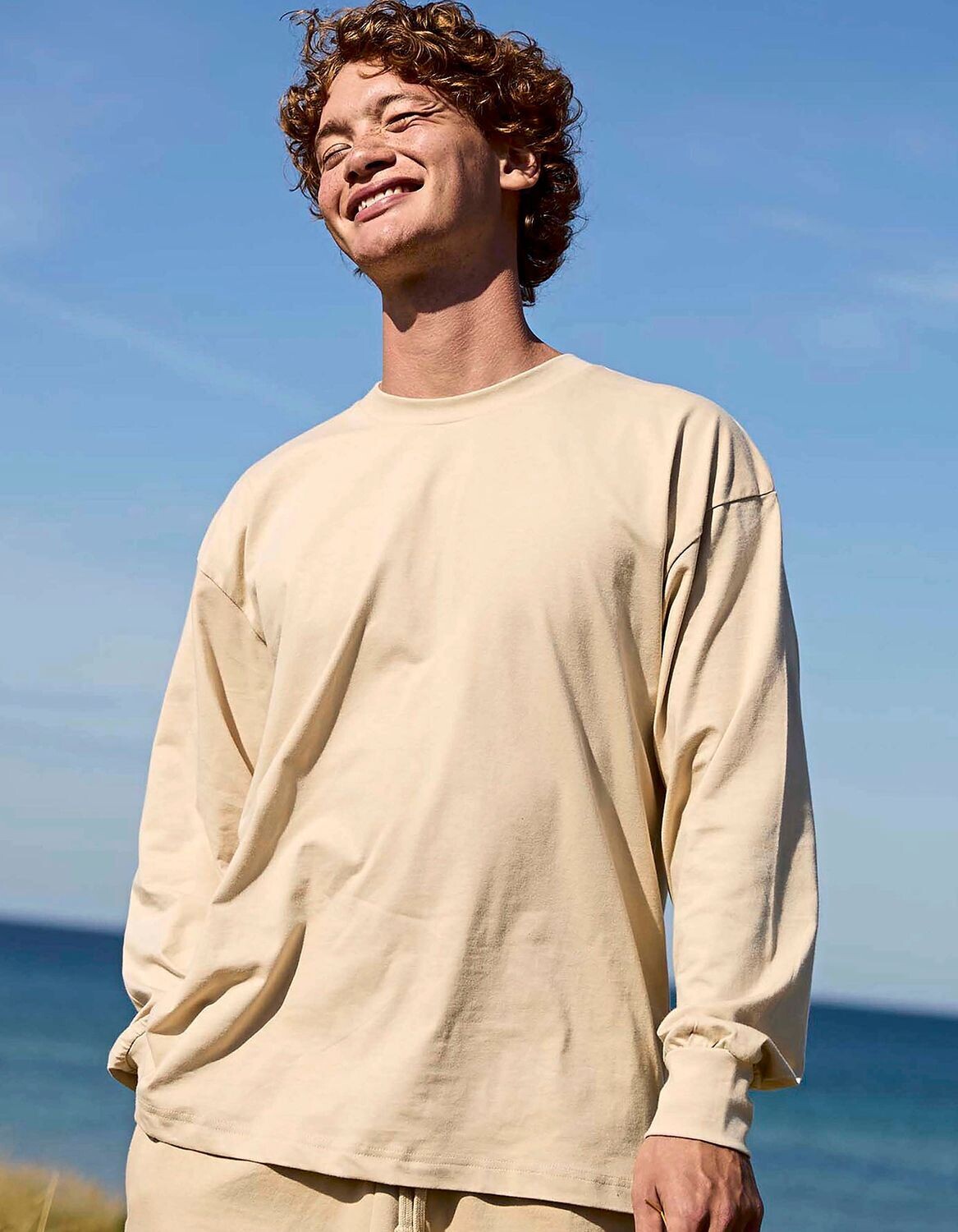 Tiger Cotton Oversized LS T|Shirt